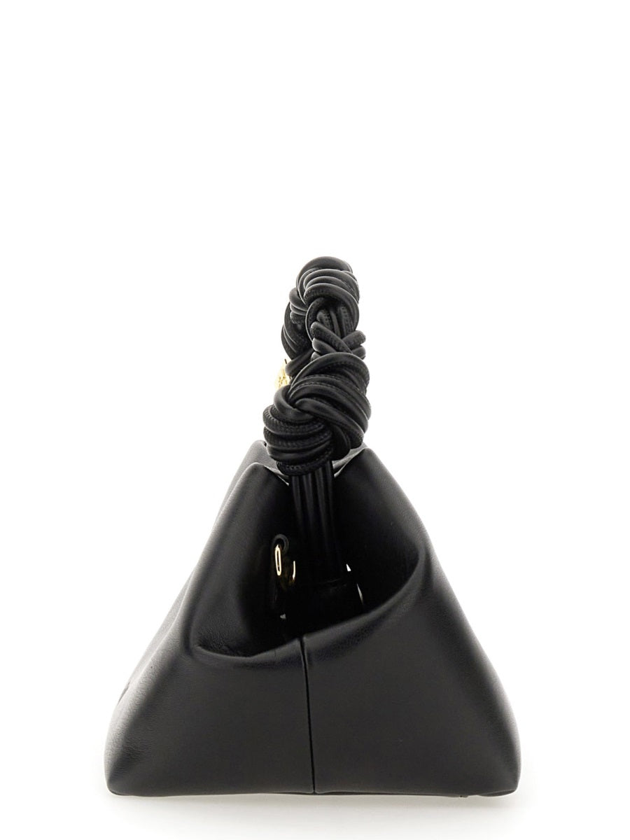 Handbag Bou Black Recycled Leather Handbags