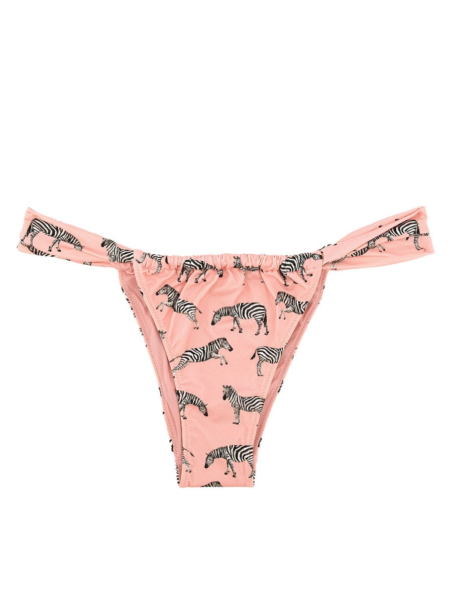 Noelle Bikini Bottom Pink Polyamide Elastane Swim Shorts