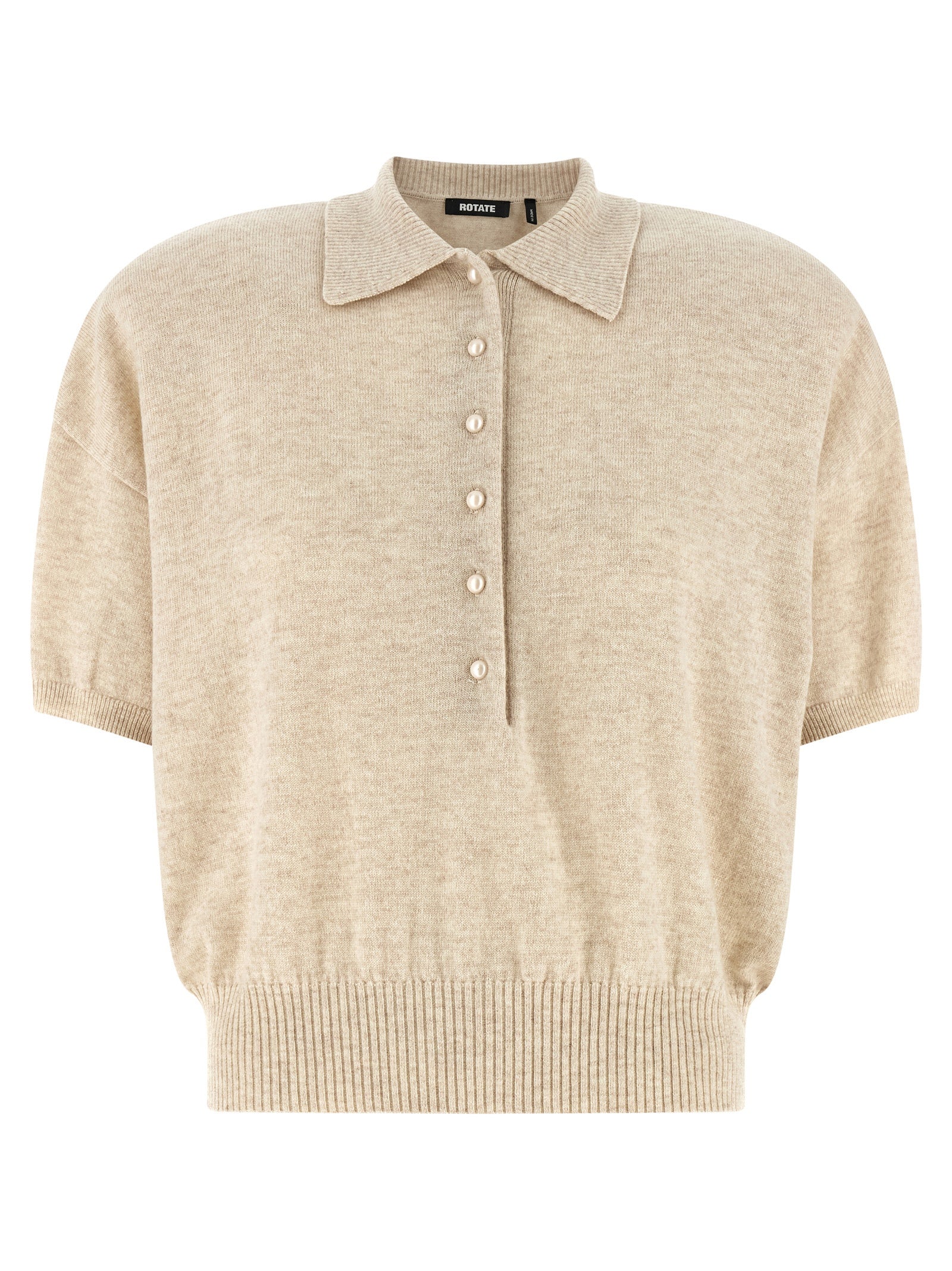 Polo Beige Wool Cashmere