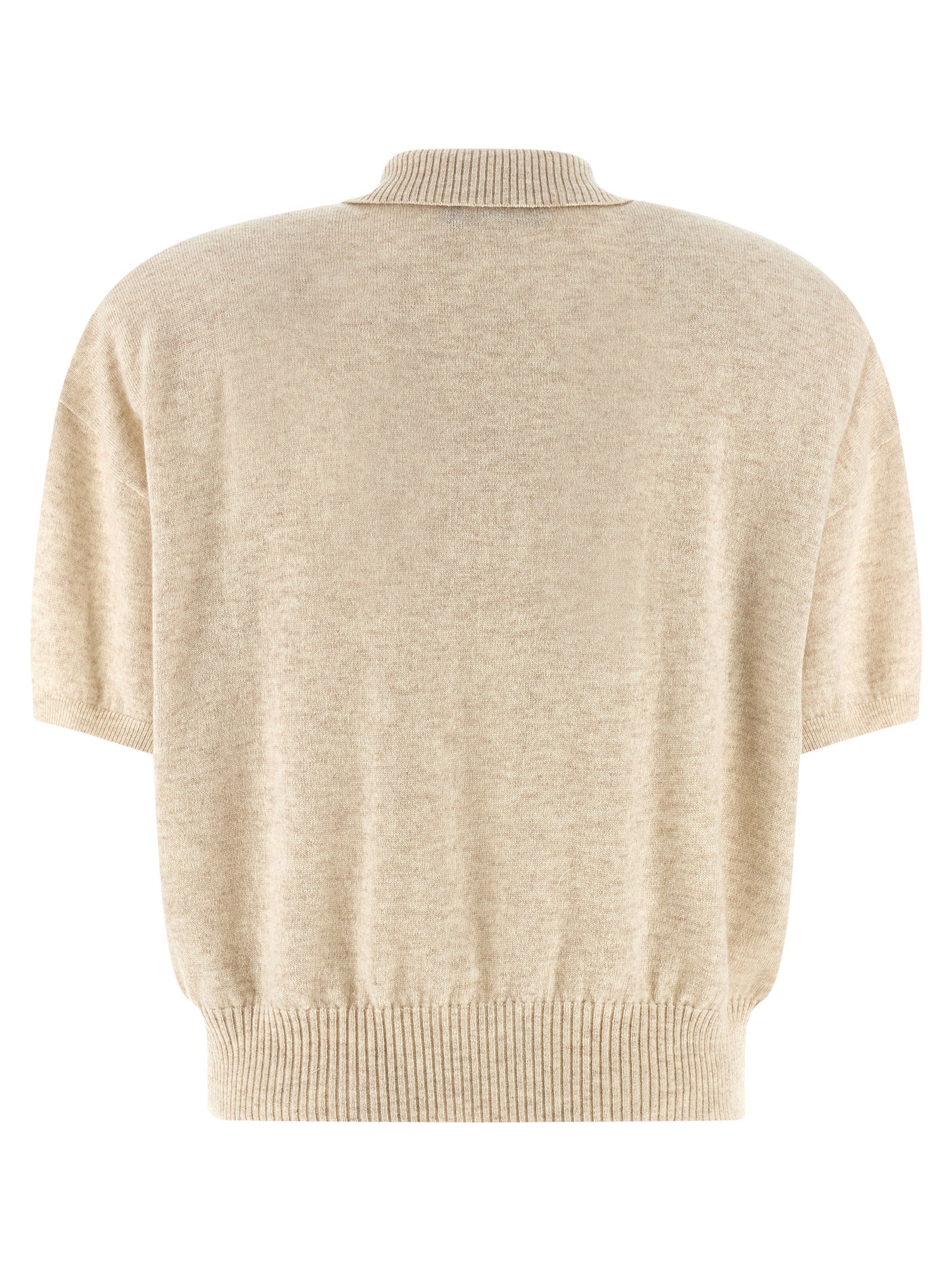 Polo Beige Wool Cashmere
