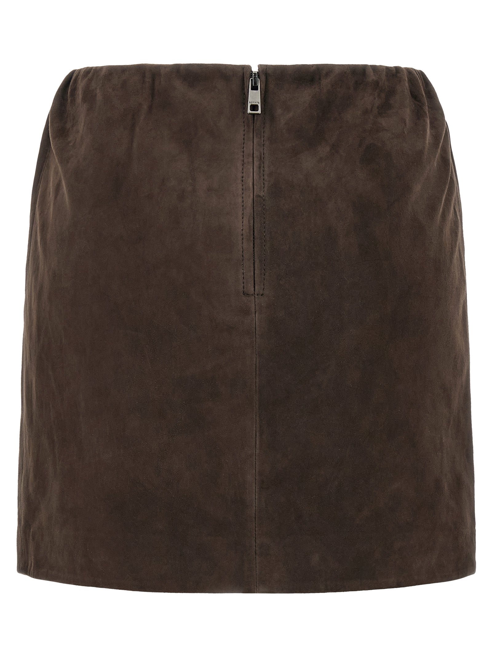 Suede skirt Brown