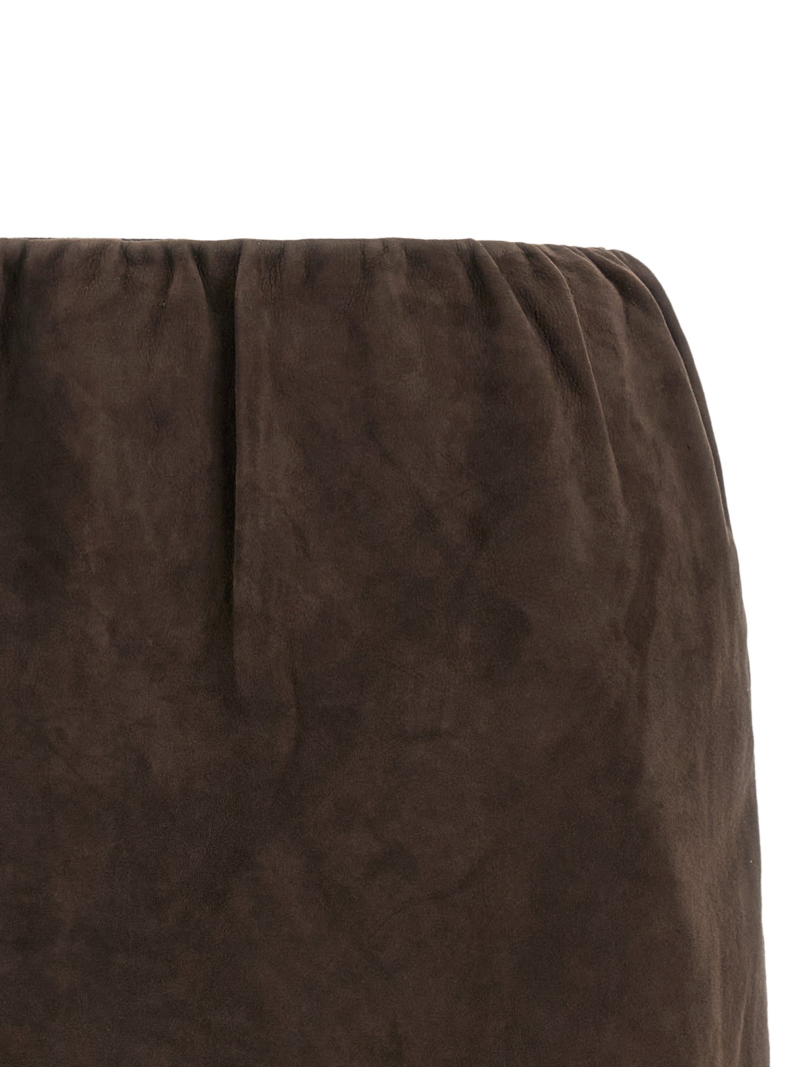 Suede skirt Brown