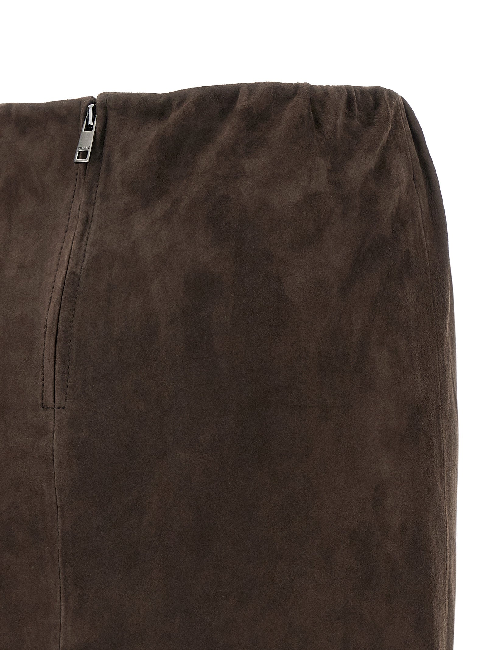 Suede skirt Brown