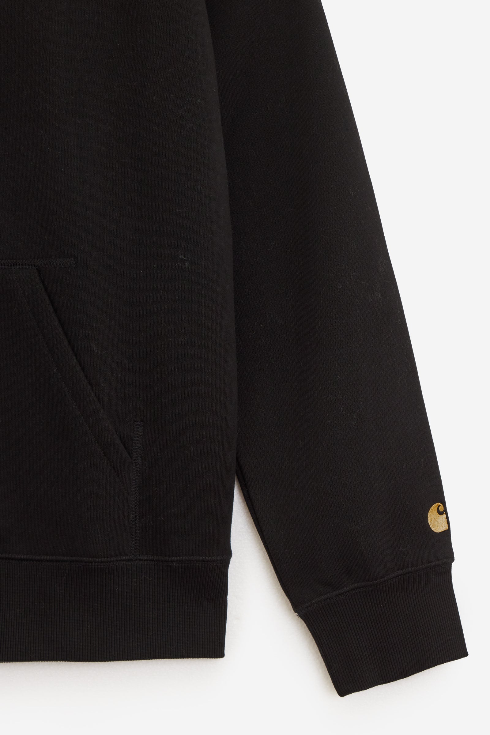 HOODED CHASE JACKET Sweatshirt Black Cotton Abbigliamento