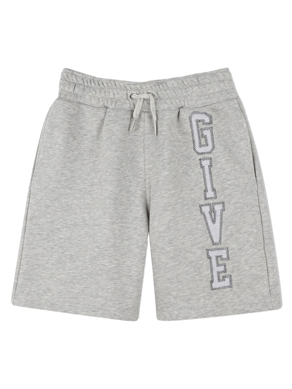 Shorts Grey Cotton Blend