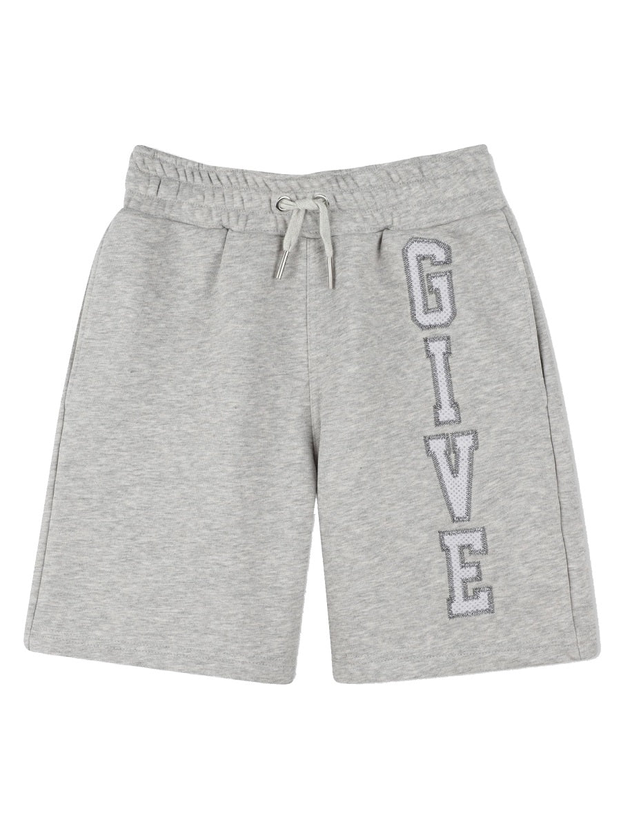 Shorts Grey Cotton Blend