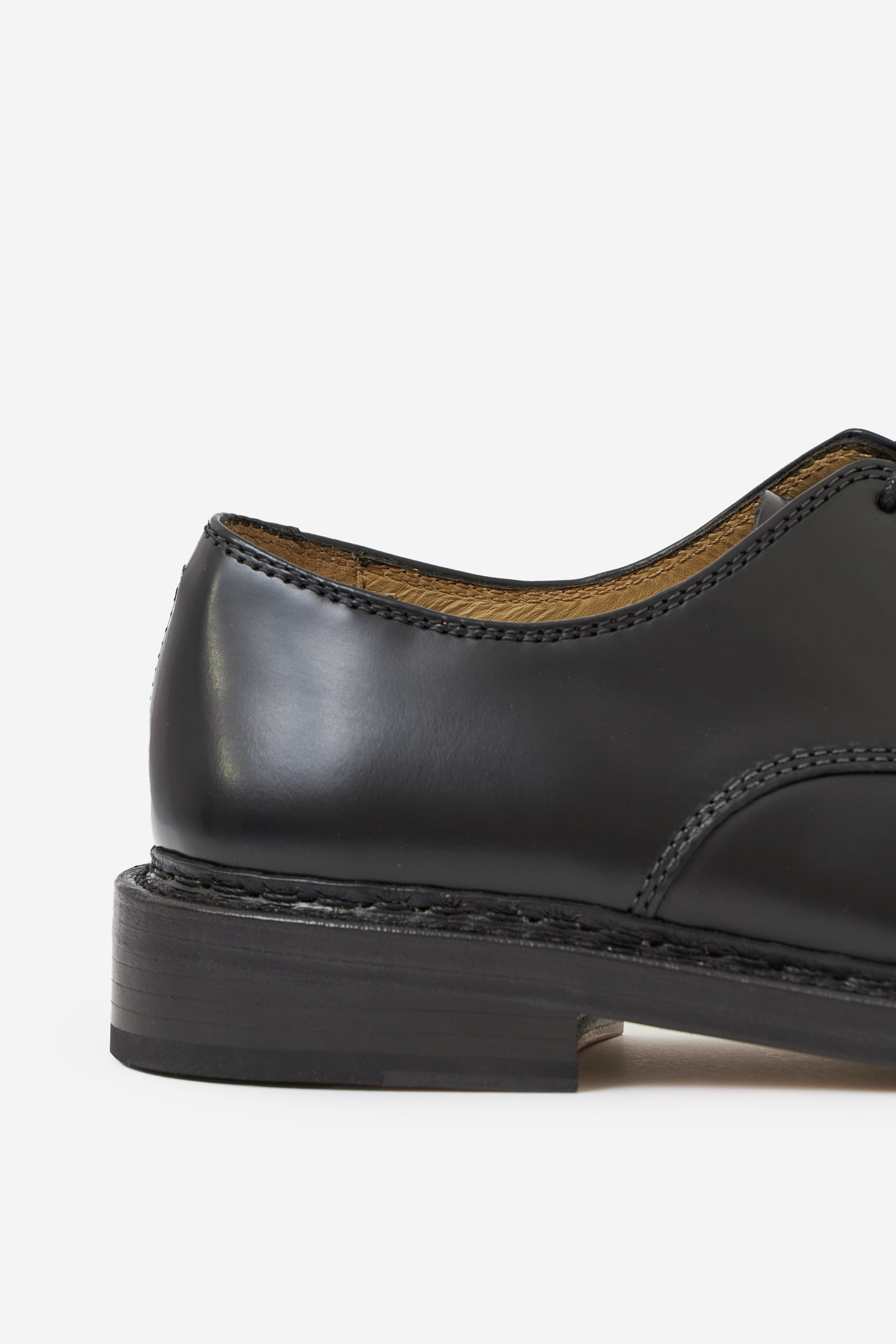 UNIFORM PARADE Lace up shoes Black Leather Scarpe