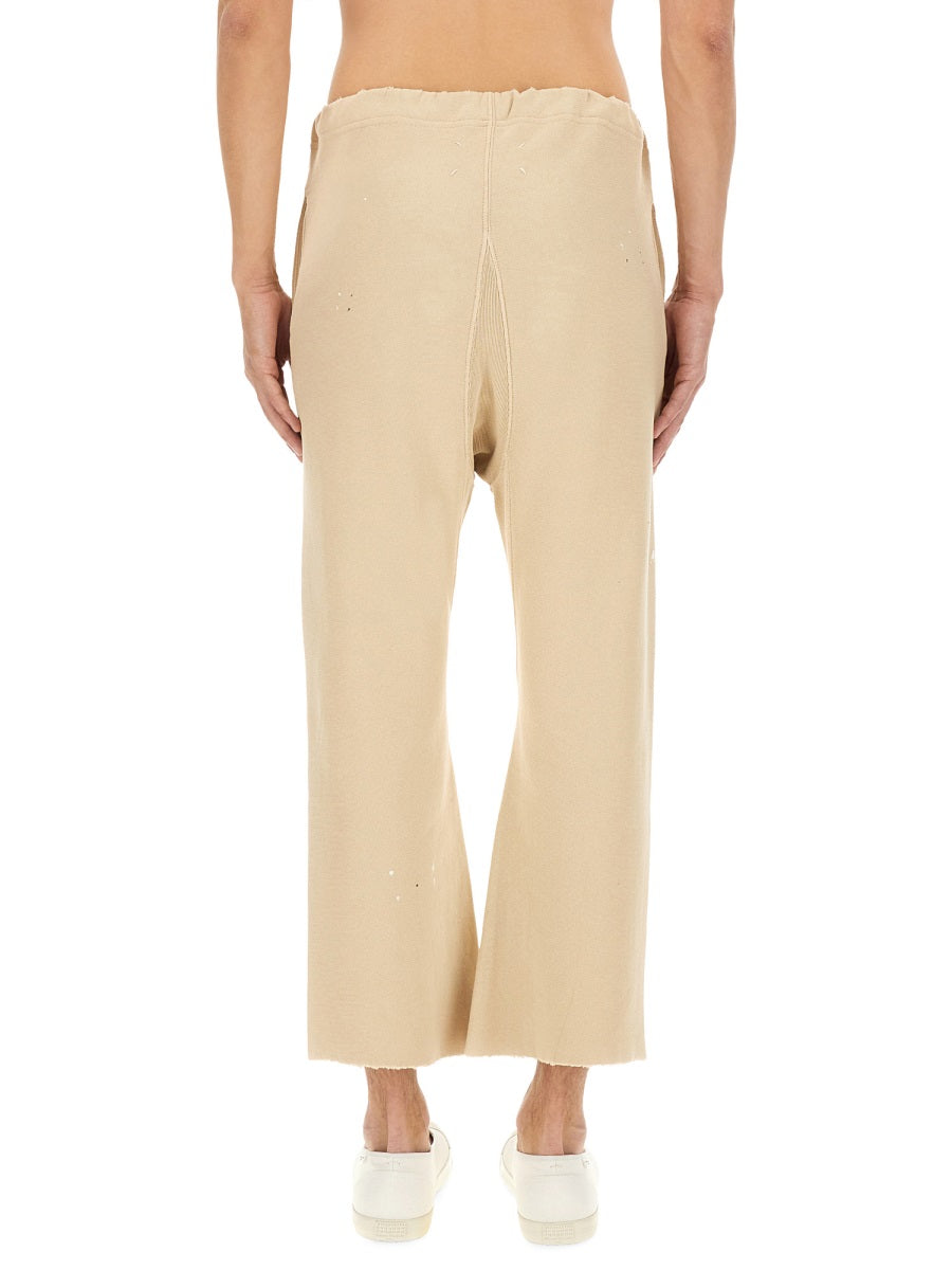 Cotton Pants Ivory Trousers