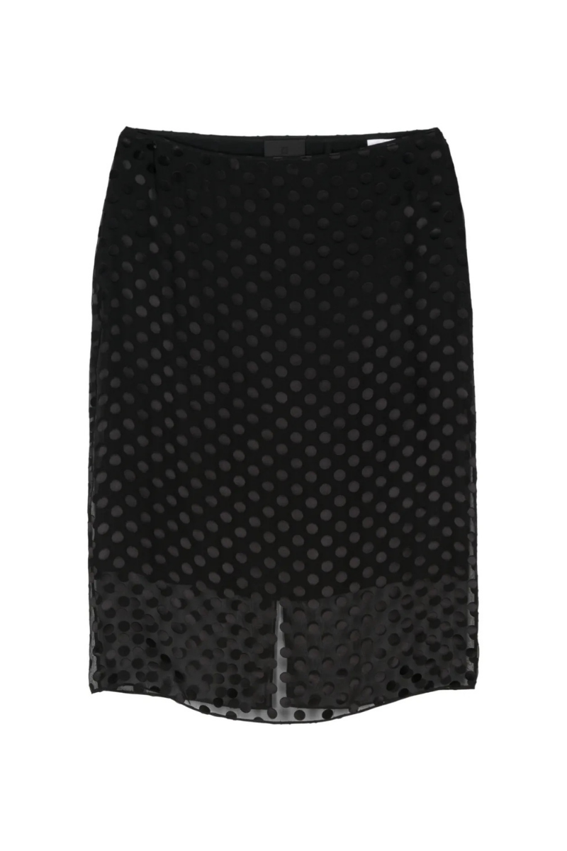 Givenchy Midi Skirt_black Black Clothing
