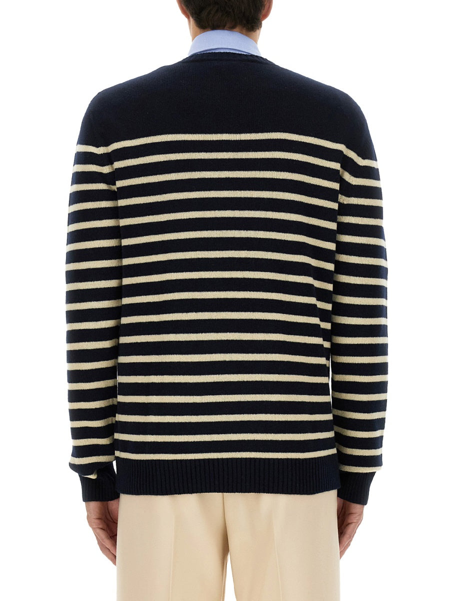 Chez Valentine Wool Sweater Blue Virgin Jumpers