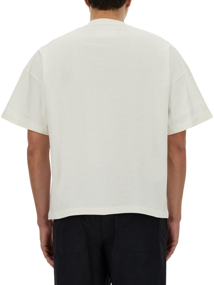T-Shirt With Print White Cotton T-shirts