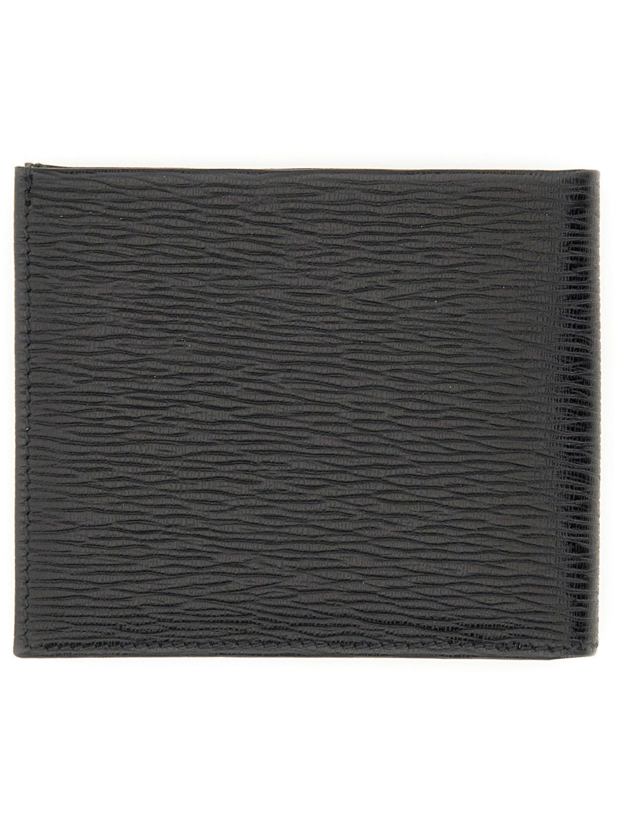 Gancini Wallet Black Calf Leather & Purses
