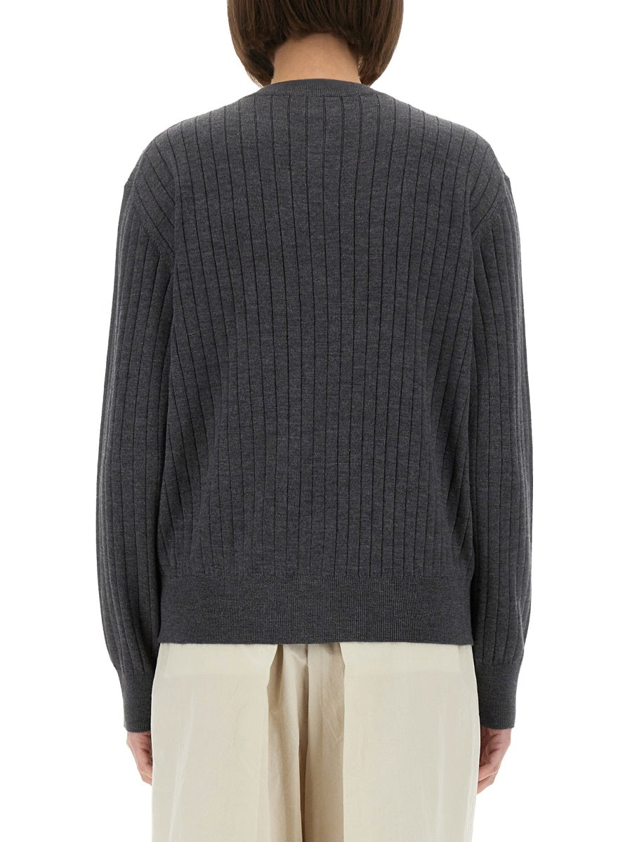 Wool Cardigan Grey Jumpers