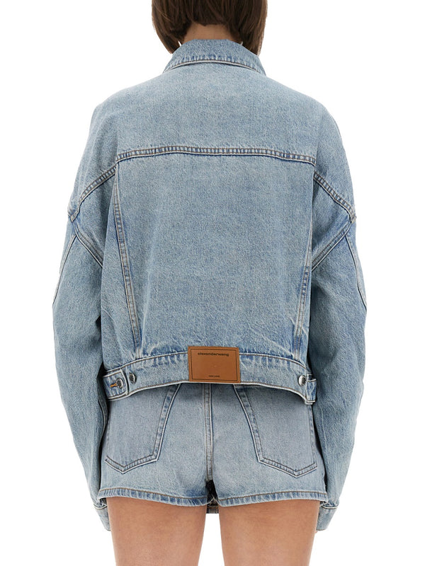Denim Clip-On Trucker Jacket Regen Cotton
