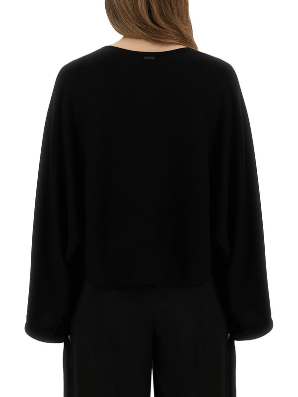 Mesh Jumper Fraias Black Jumpers