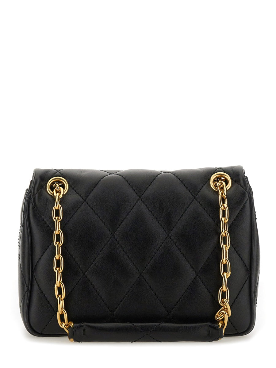 Bag Strand Small Black Calf Grain Leather Shoulder