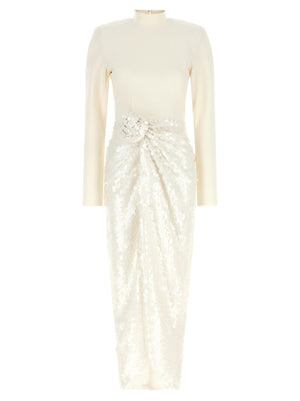 Rotate Birger Christensen Knotted Dress With Flower