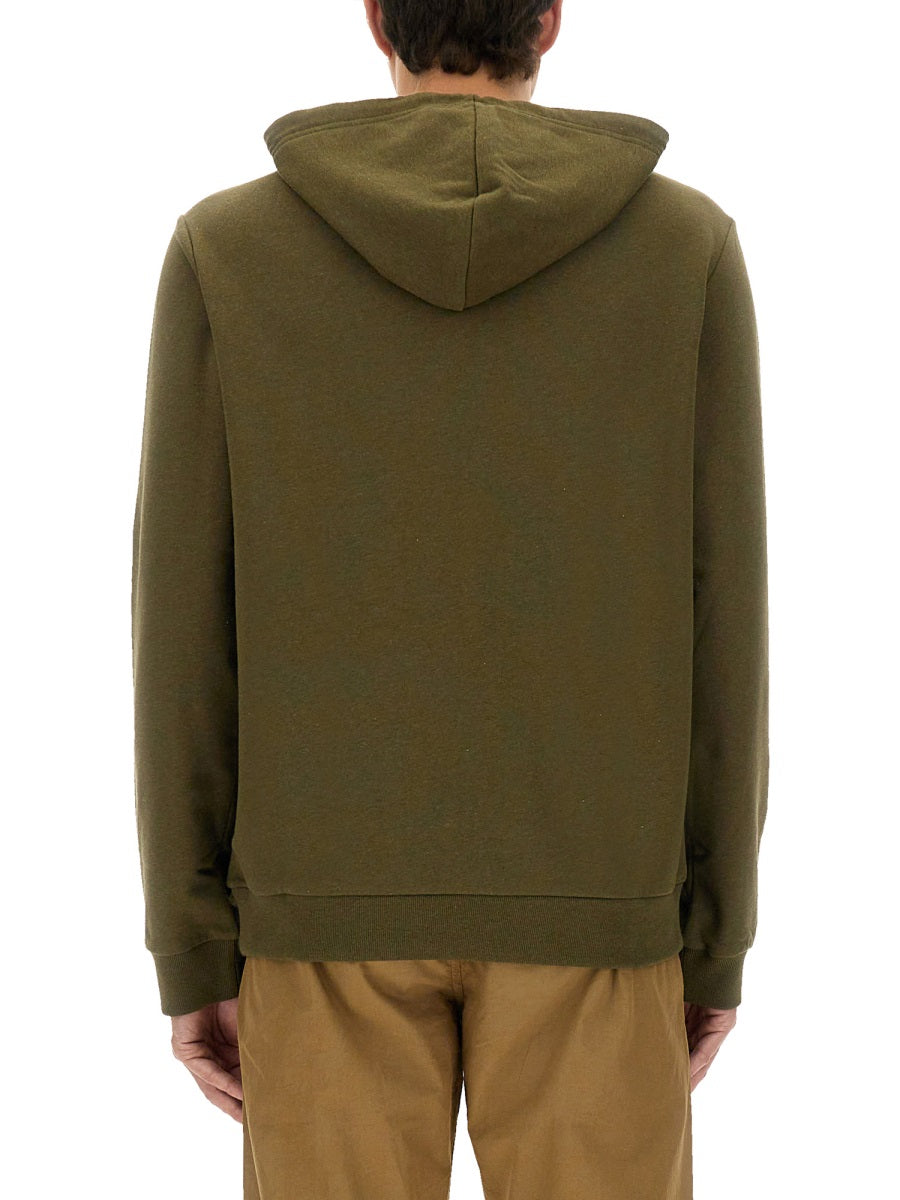 Organic Cotton Hoodie Green Sweatshirts