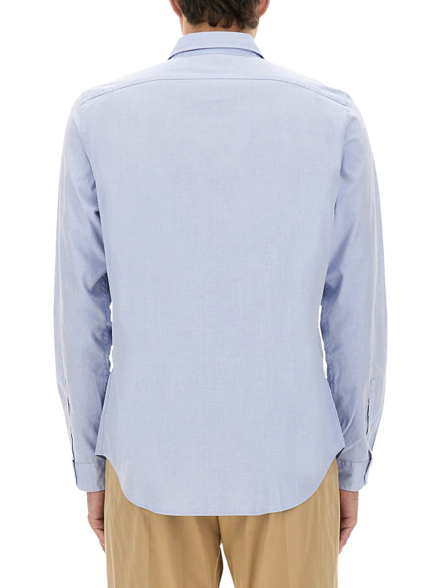 Tailored Fit Shirt Blue Organic Cotton
