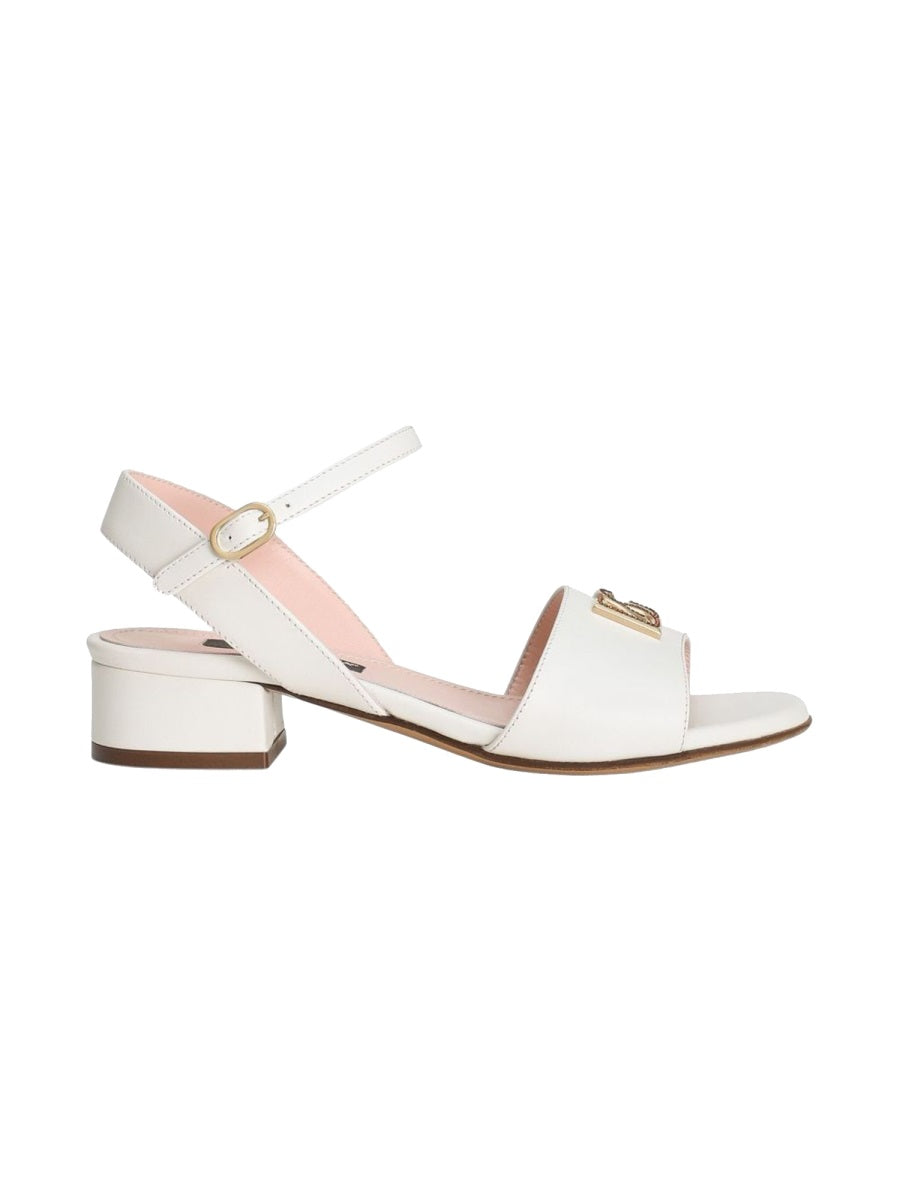 Leather Sandals Sandalo White