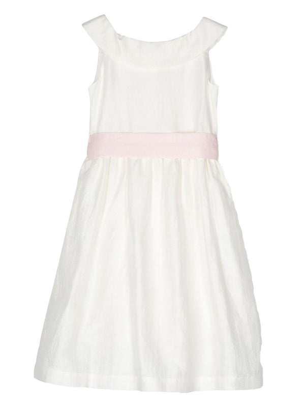 Linen Dress Multicolour Polyamide
