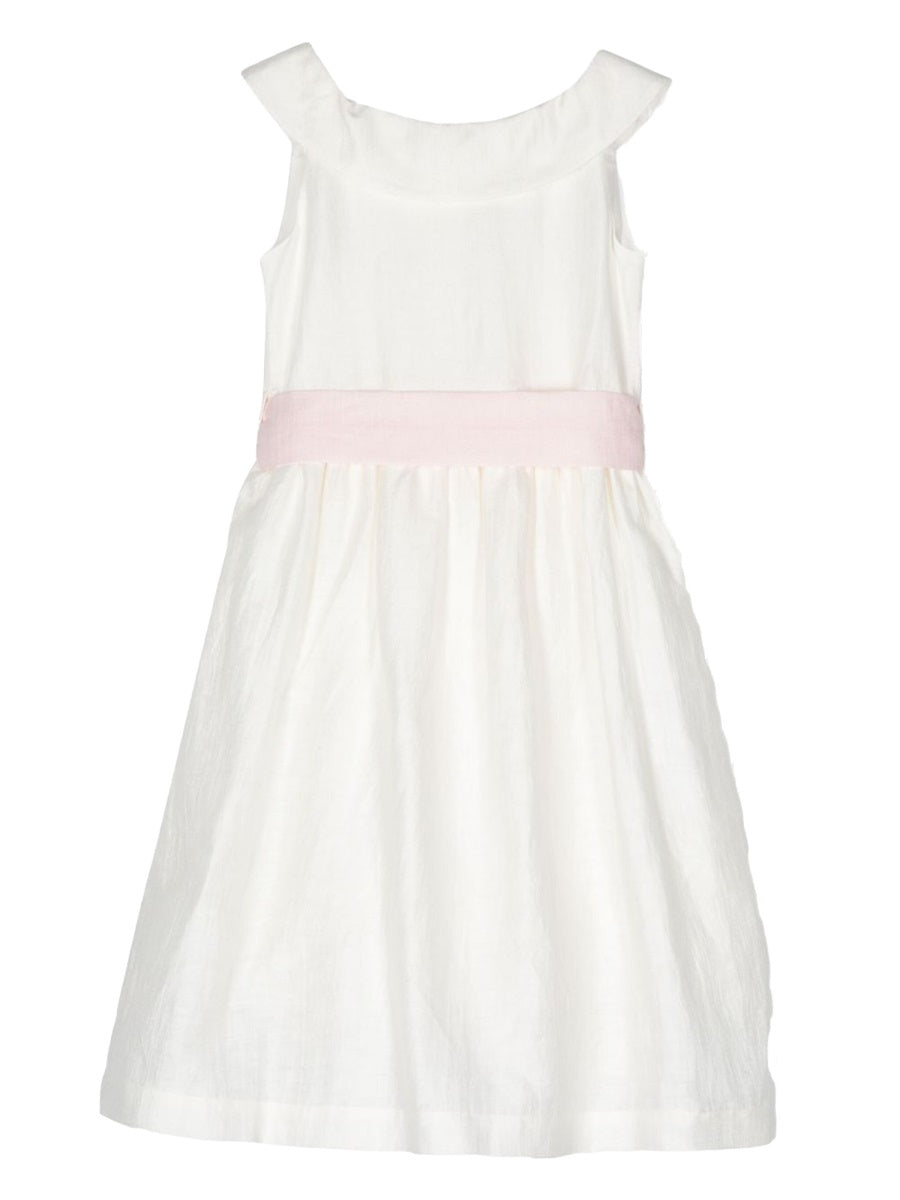 Linen Dress Multicolour Polyamide