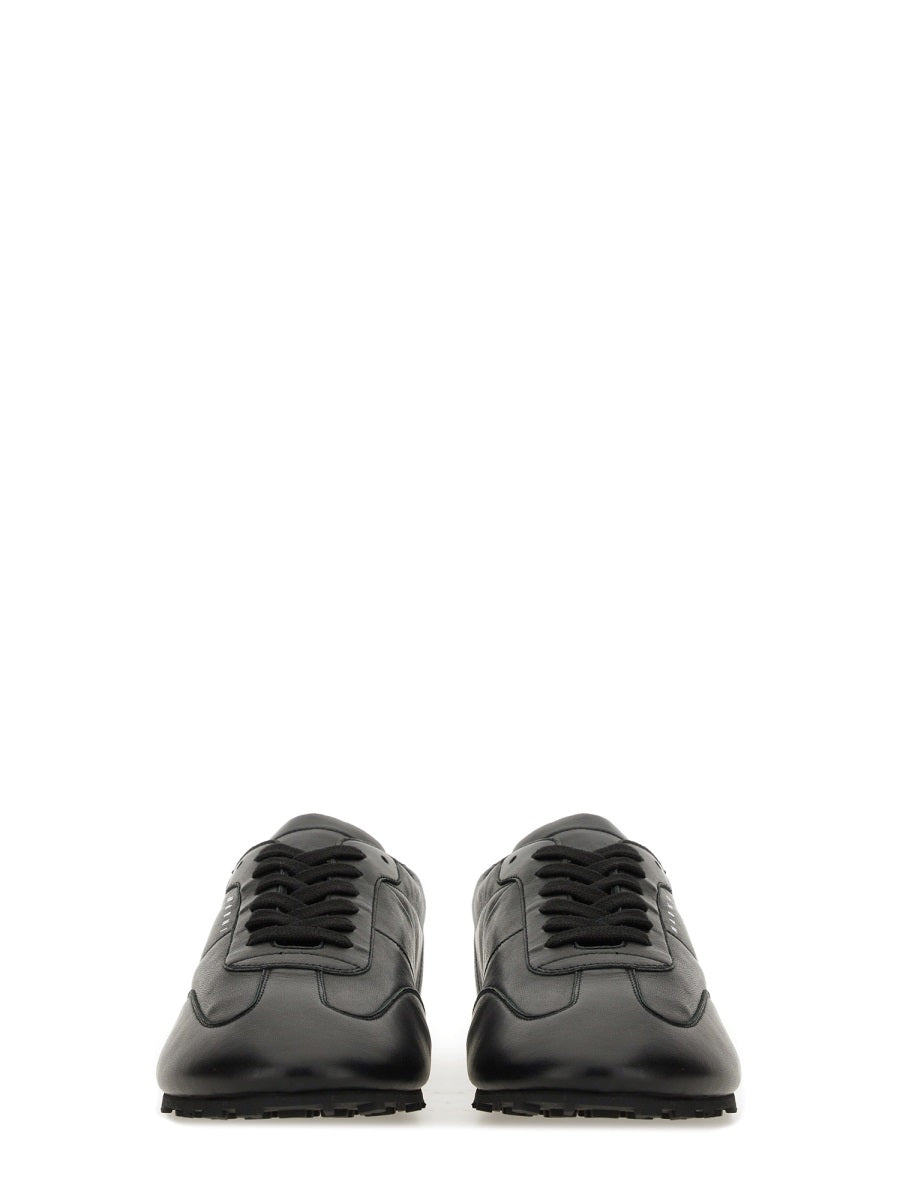 Softy Doccer Sneaker Black Upper: Ovine Leather Trainers