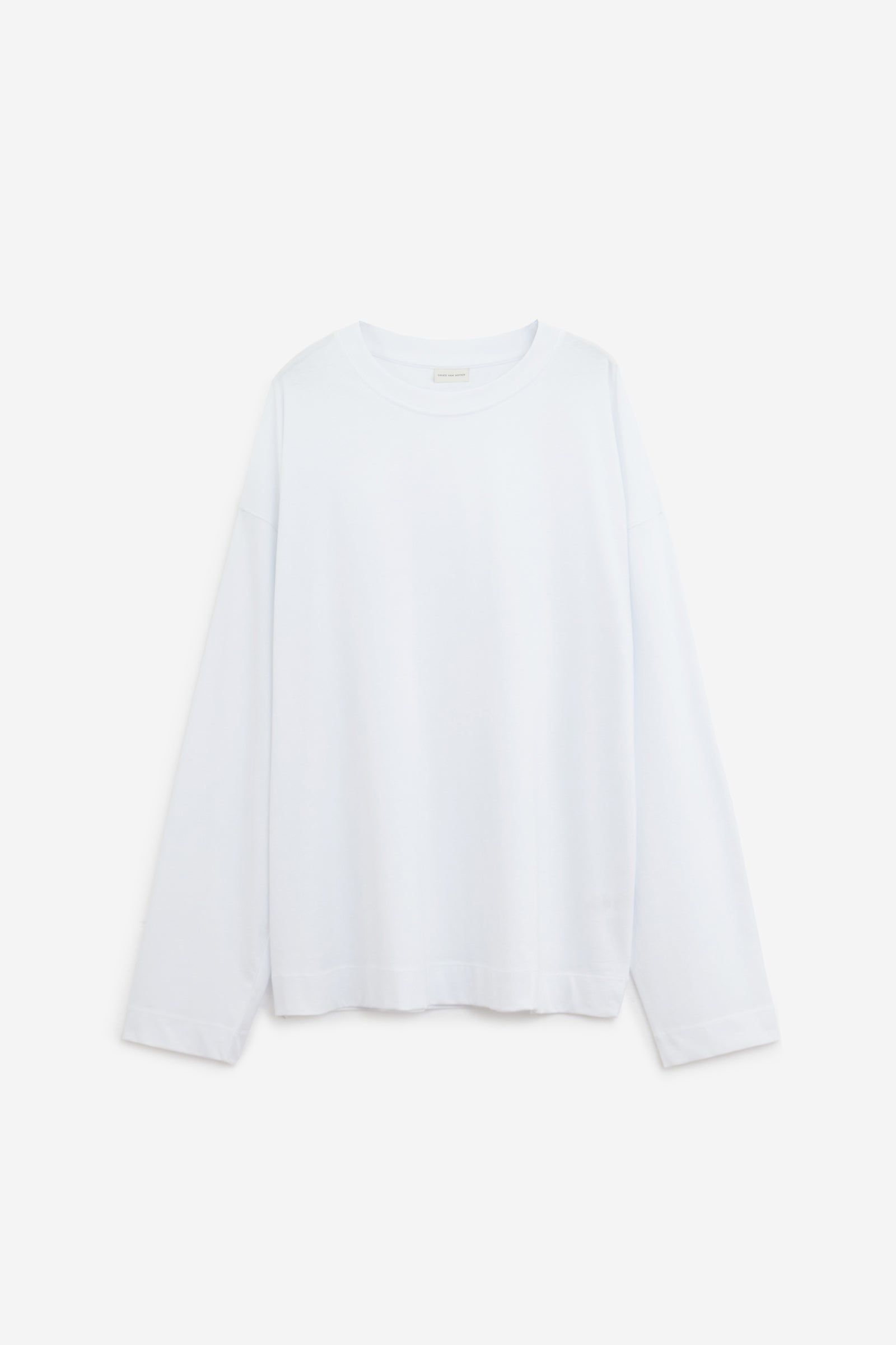 HEGLAND Longsleeve White Cotton Abbigliamento