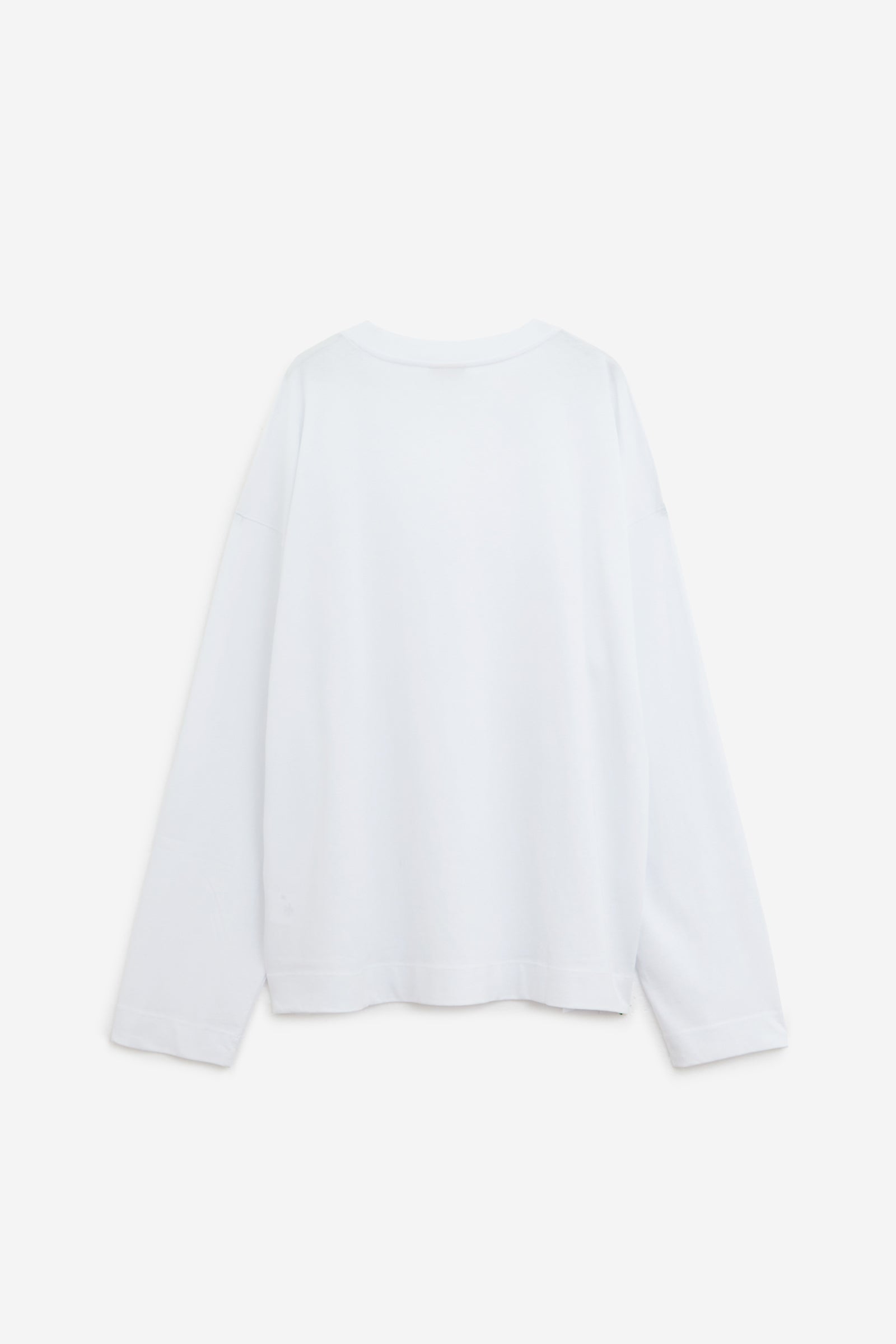 HEGLAND Longsleeve White Cotton Abbigliamento