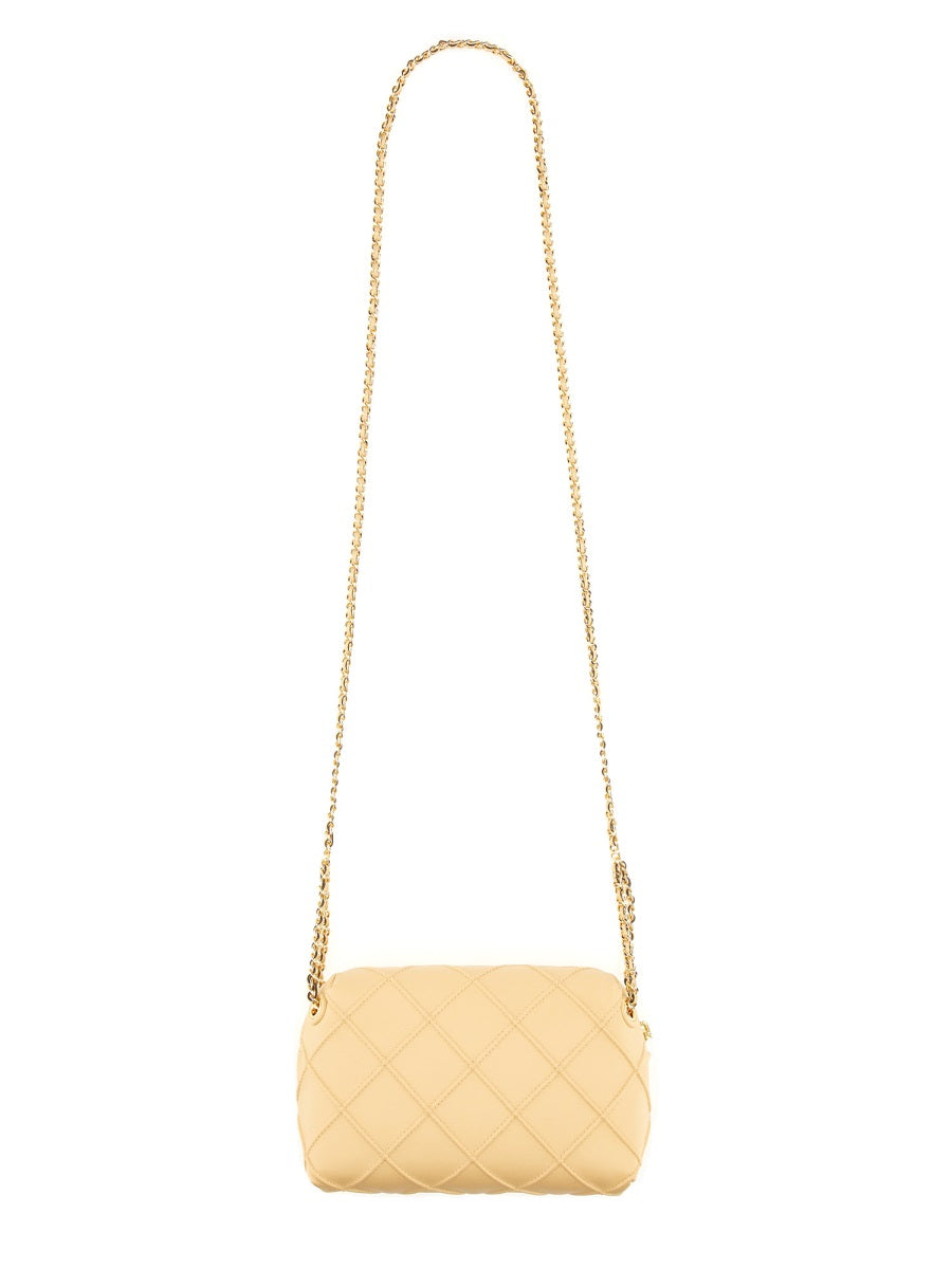 Fleming Shoulder Bag Beige Lamb Leather