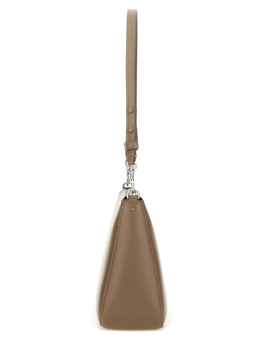 Grey Shoulder Bag Cow Leather
