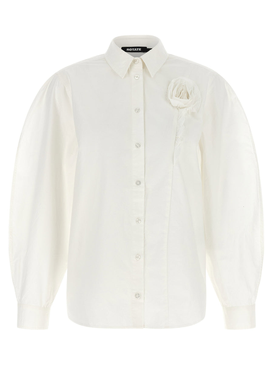 Rotate Birger Christensen Organic cotton shirt in cream