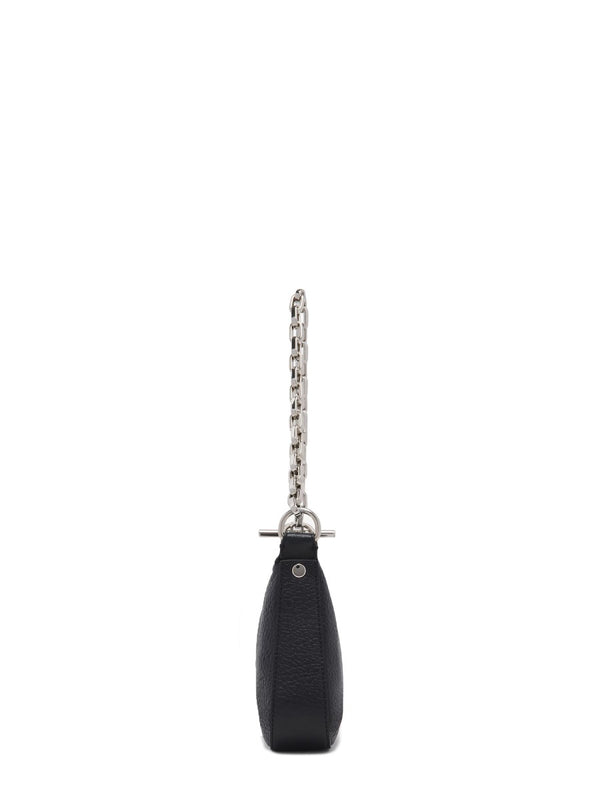 Mini T-Buckle Clutch Bag Black Main: Calf Skin Handbags