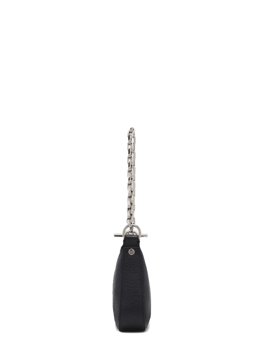 Mini T-Buckle Clutch Bag Black Main: Calf Skin Handbags