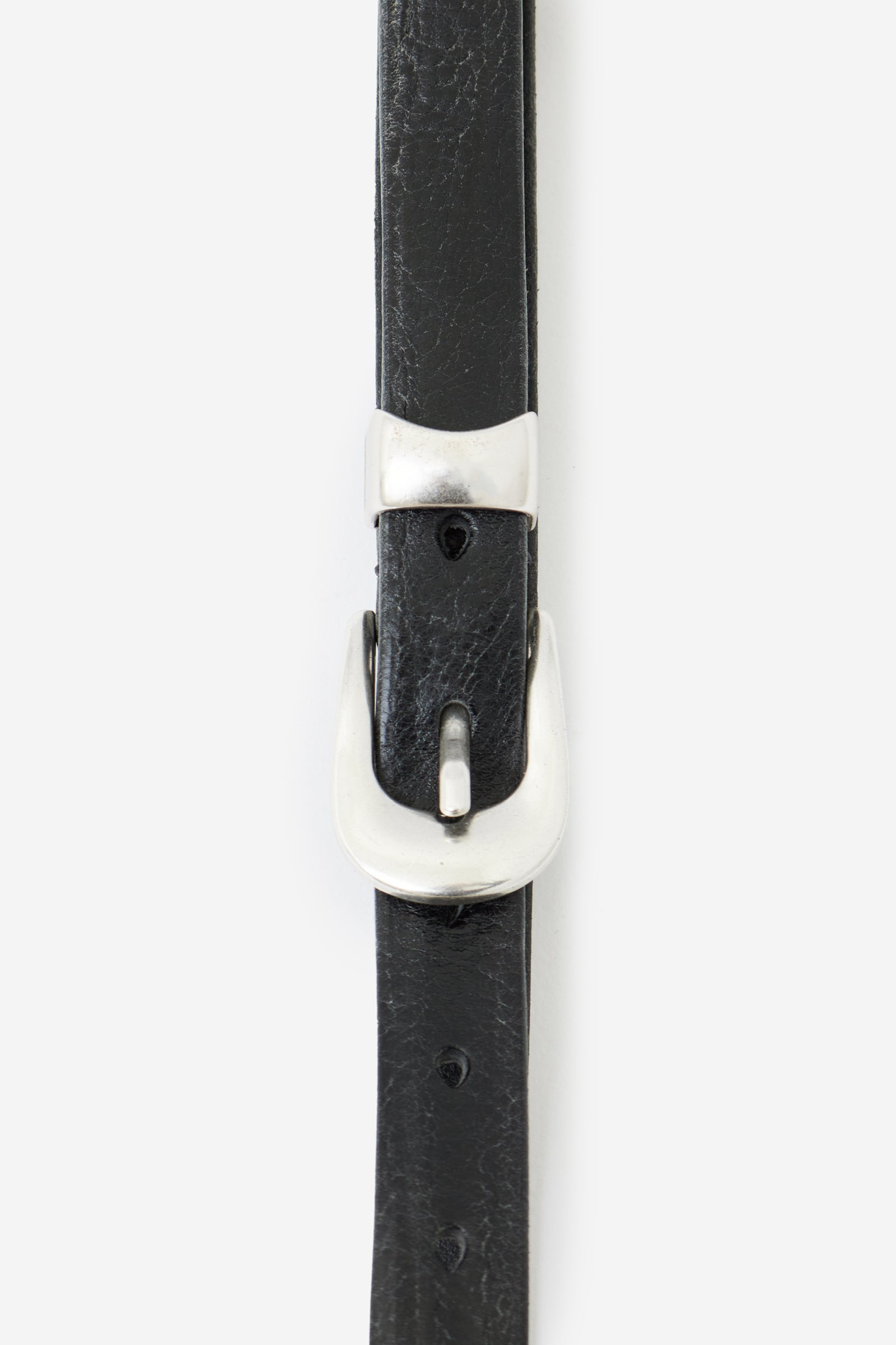 2 CM Belts Black Leather Accessori