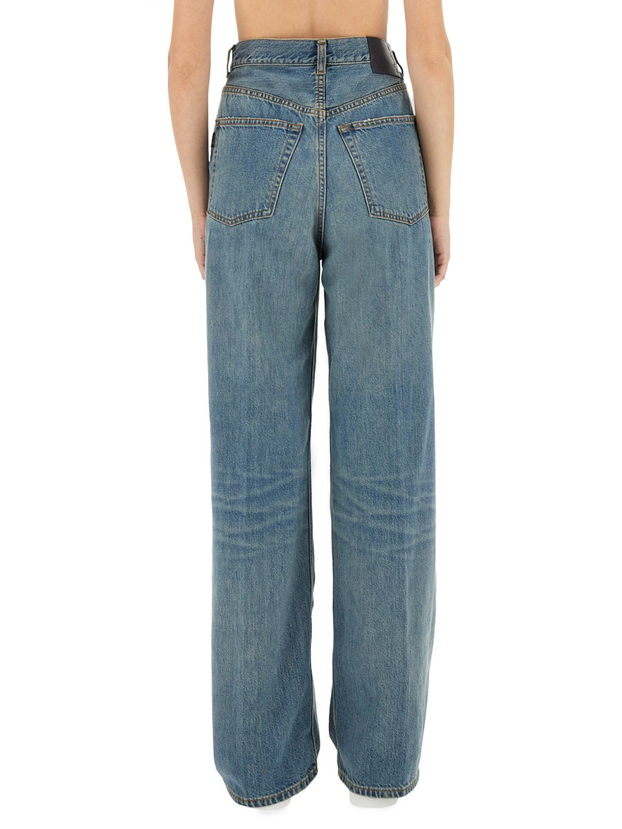 Candy Wide-Leg Jeans Denim Cotton Lyocell