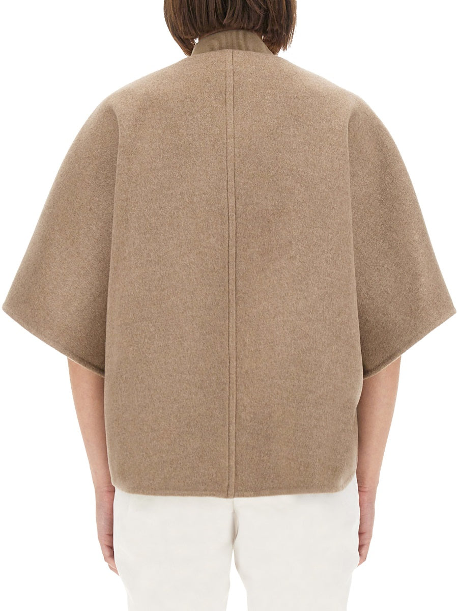 Cashmere Coat Leticia Beige Capra Trench & Raincoats