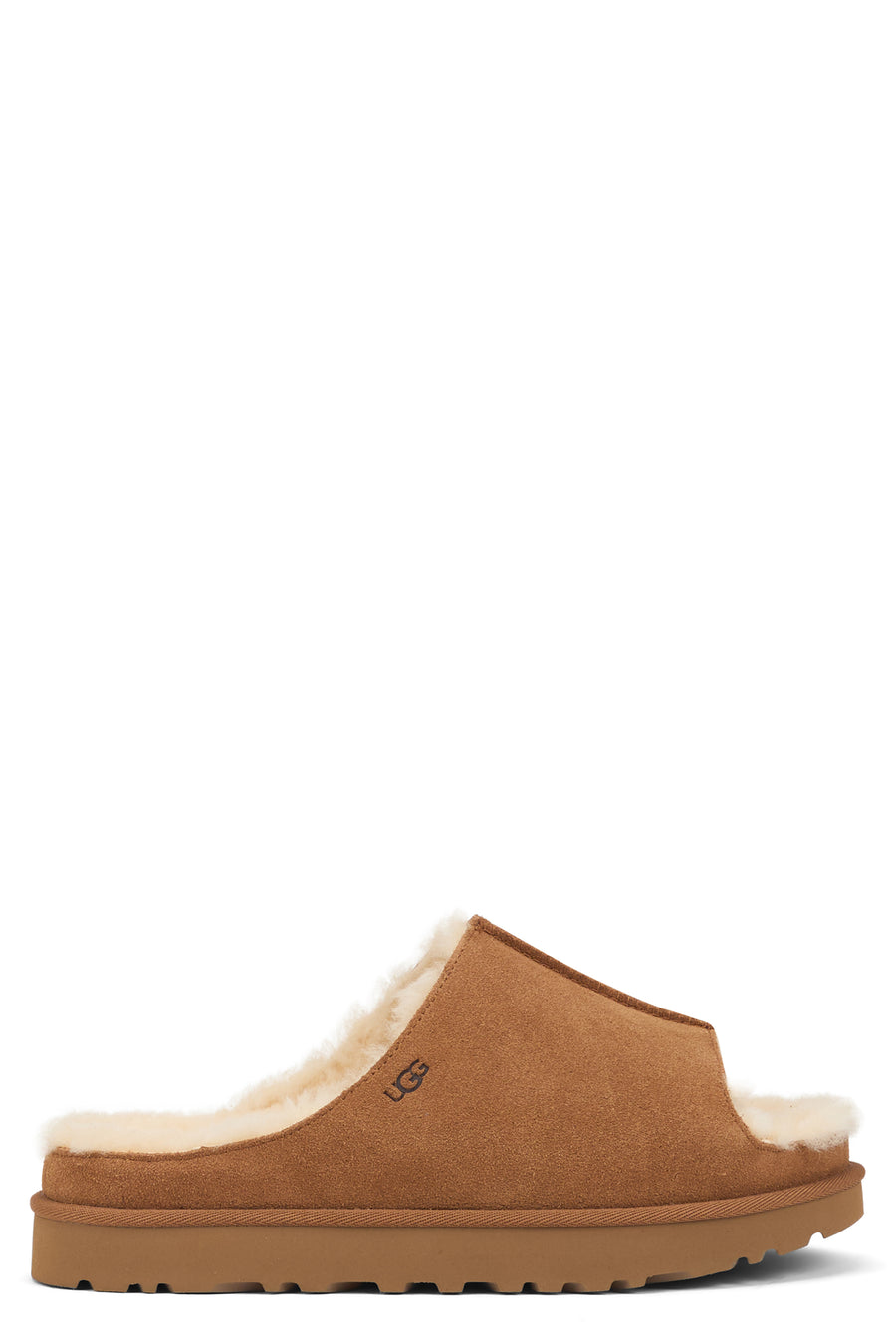 Slippers Greenport Chestnut Sheepskin Leather Sandal