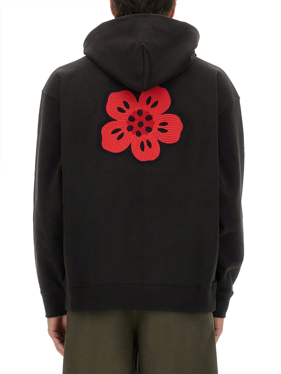 Black Oversize Cotton Hoodie Sweatshirts