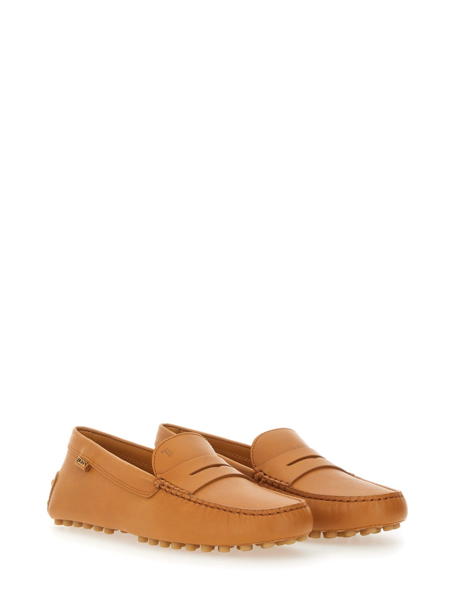 Leather Gommino Loafer Buff Loafers