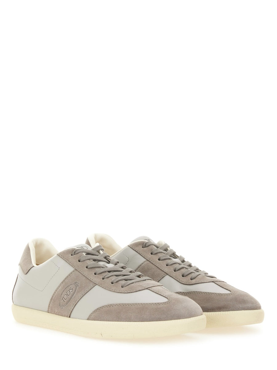 Tabs Sneaker Dove Leather Trainers