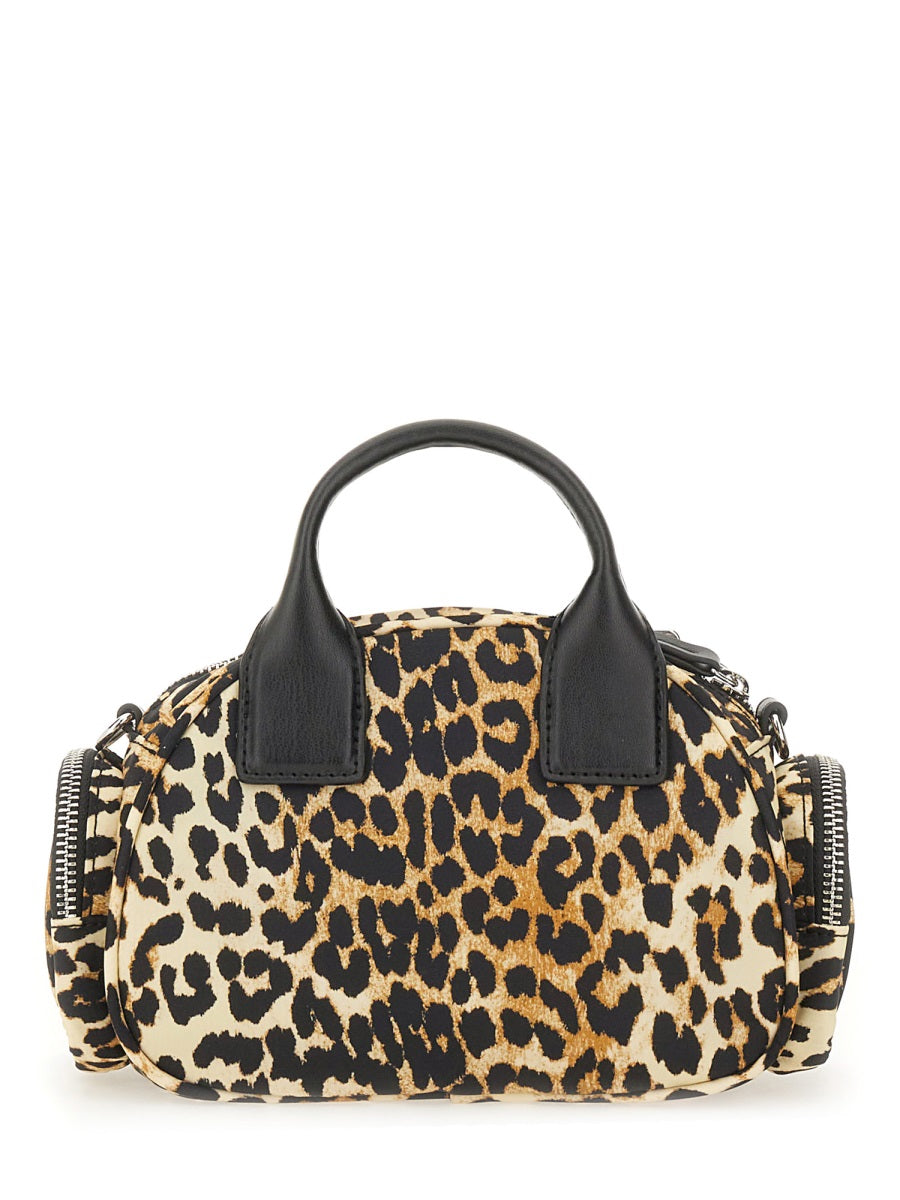 Polochon Bag Animalier Pattern Recycled Nylon Handbags