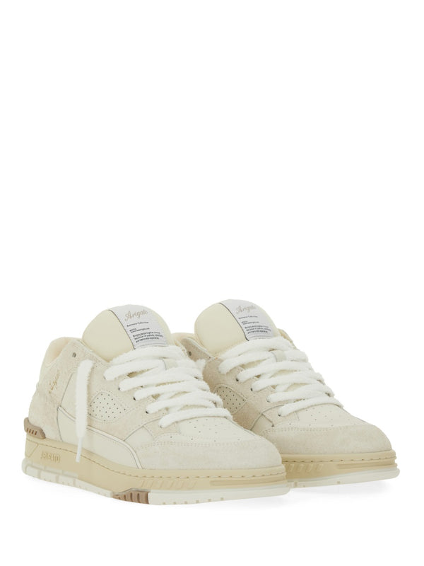 Lo Fluffy Sneaker Beige Leather Trainers