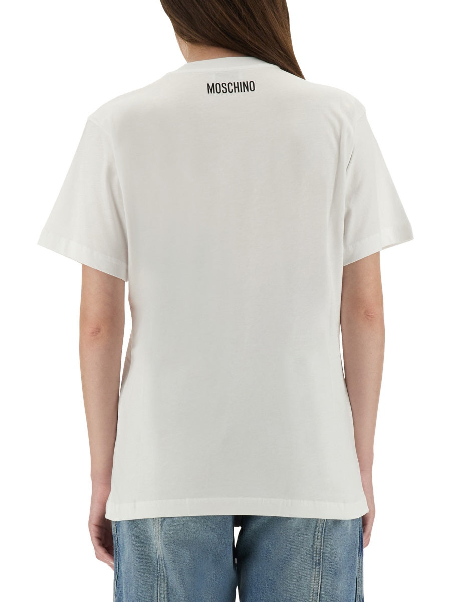 Printed Regular Fit T-Shirt White Cotton T-shirts