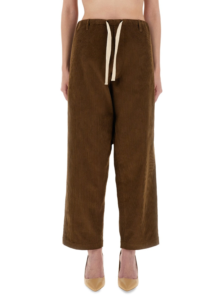 Brown Corduroy Pants Cotton Trousers