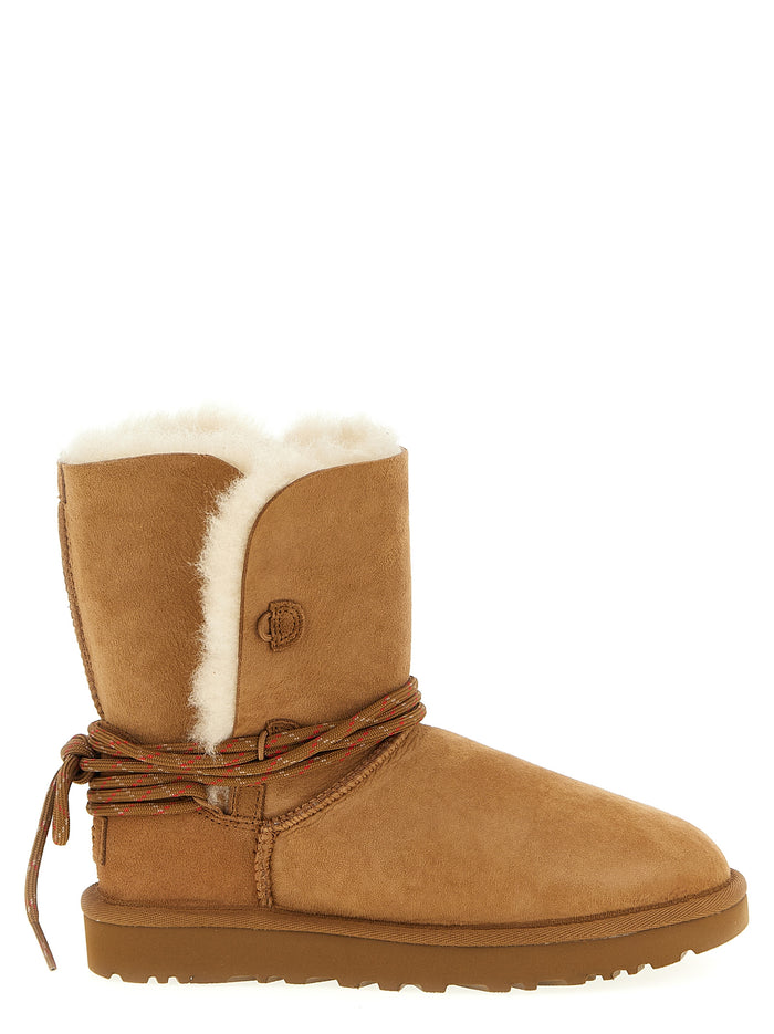 Bailey Tie Ankle Boot Brown Twinface Calf Leather Boots