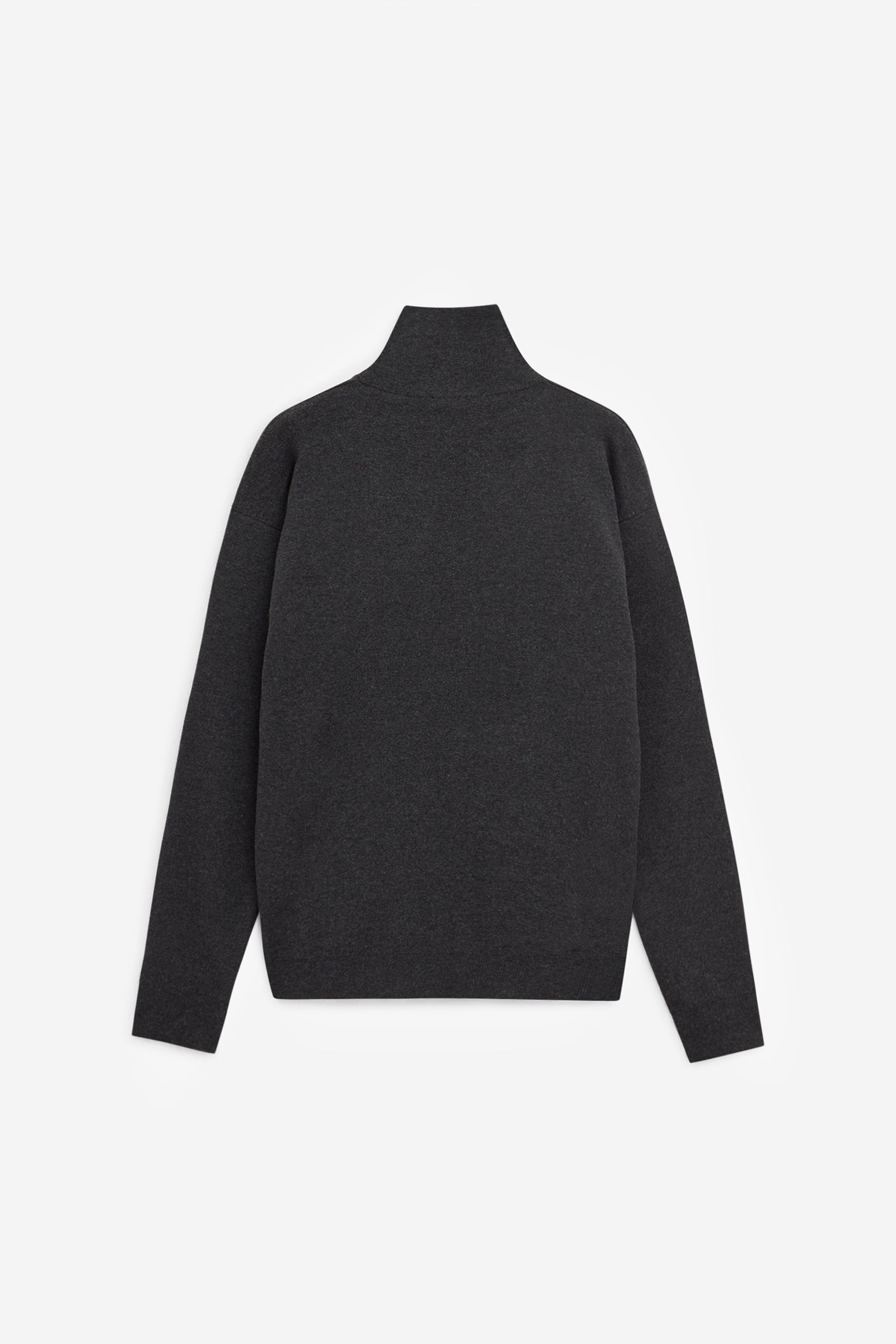 HIGH NECK SWEATER Knitwear Anthracite Wool Abbigliamento