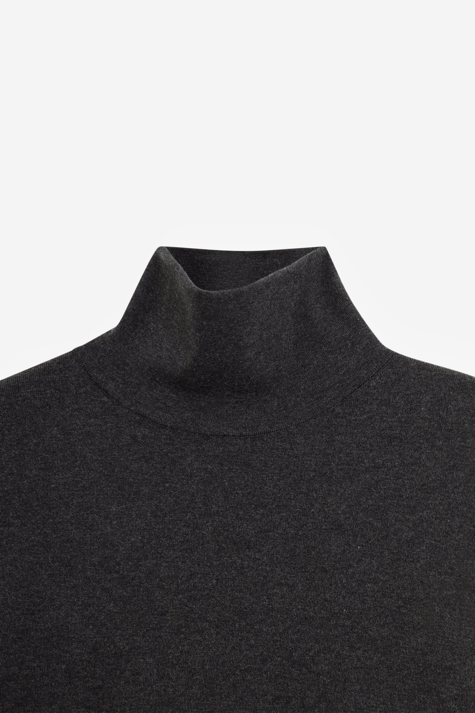 HIGH NECK SWEATER Knitwear Anthracite Wool Abbigliamento