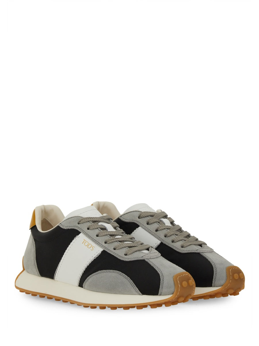 T Vintage Sneaker Grey Leather / Fabric Trainers