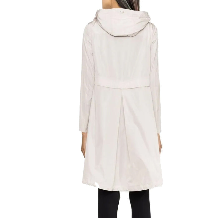 Herno Lightweight Parka Coat Pink Polyester